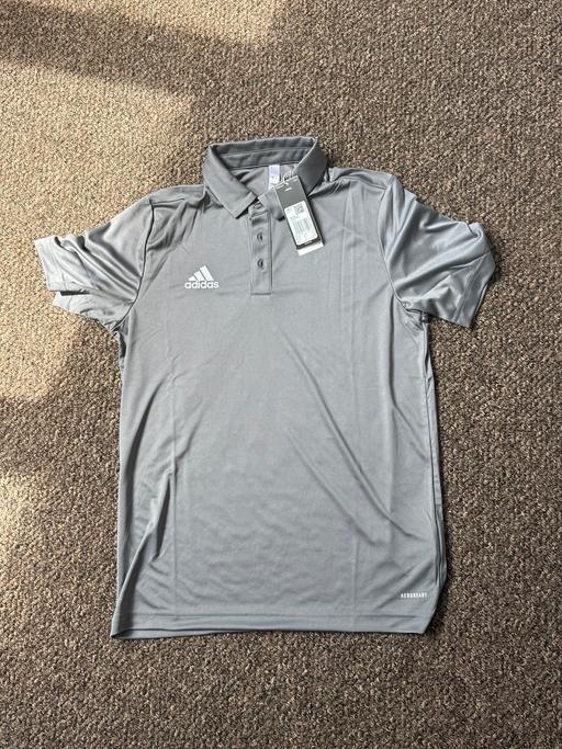  — Mens Grey Polo Shirt Sports New