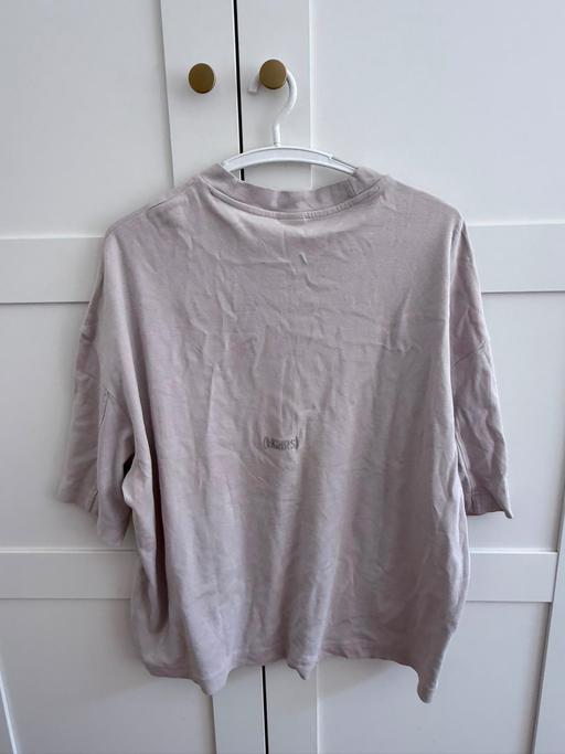  — Bershka Oversized Taupe T-Shirt – Size L