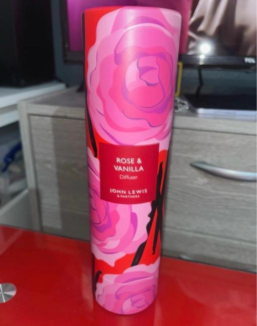  — New John Lewis Rose & Vanilla Reed Diffuser