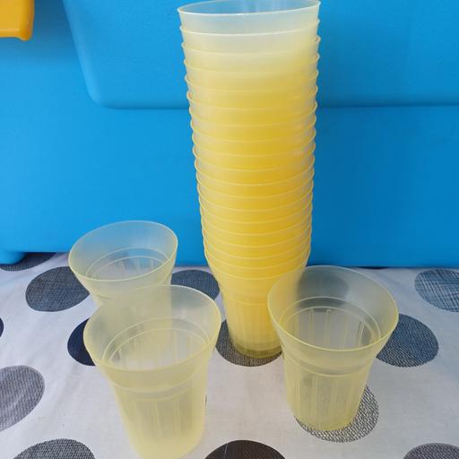 — party plastic reusable drinking cups x 22