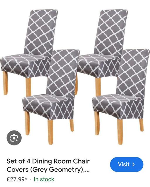  — 6 chair covers