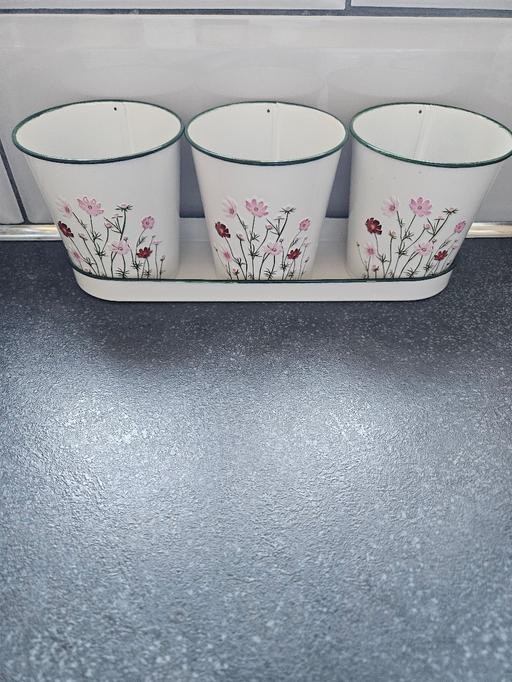  — brand new plant pots and tray