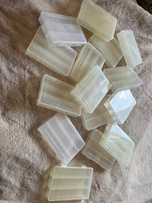  — 15 Clear Storage Boxes and Inserts