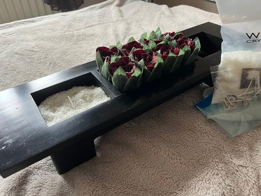  — Statement Floral Table Candle Centrepiece