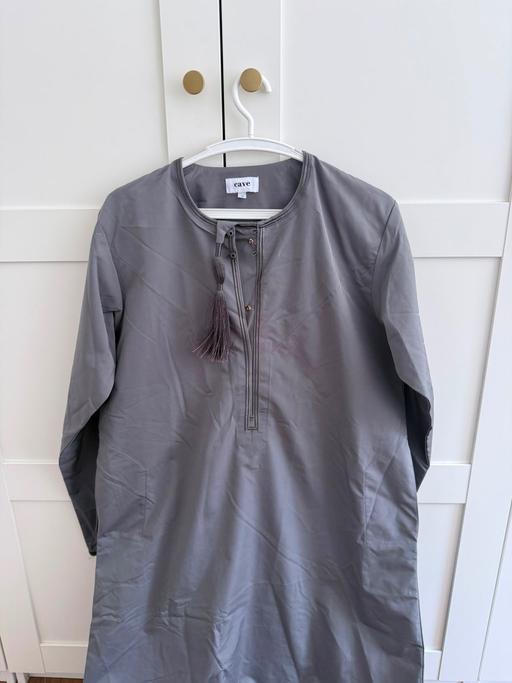 — CAVE Charcoal Thobe Set (+Trousers&Keffiyeh)