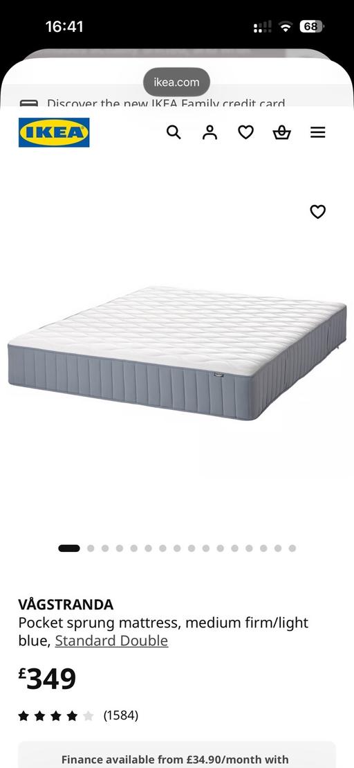  — Bed and mattress Ikea