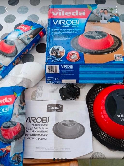  — Vileda virobi recharge floor duster and pads
