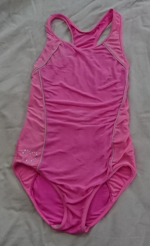  — Girls pink swimming costume by George
Size 8
