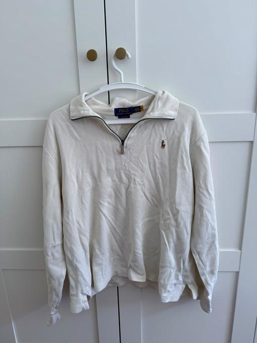  — Polo Ralph Lauren Quarter Zip Jumper Cream