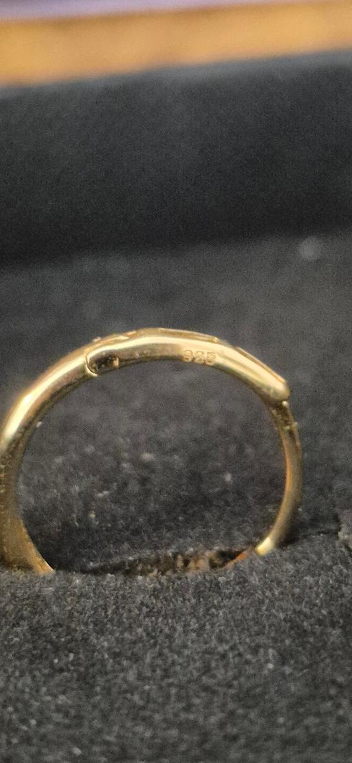 — Sterling Silver Hoop Earrings  18k Vermeil
