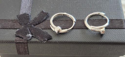  — Sterling Silver Hoop Earrings