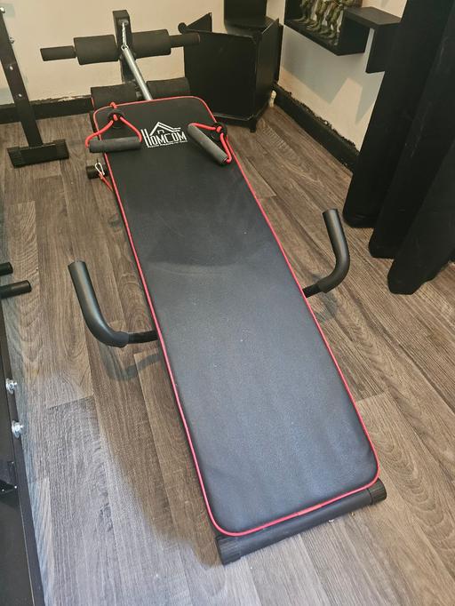  — Foldable Sit Up Bench HOMCOM, Adjustable Core