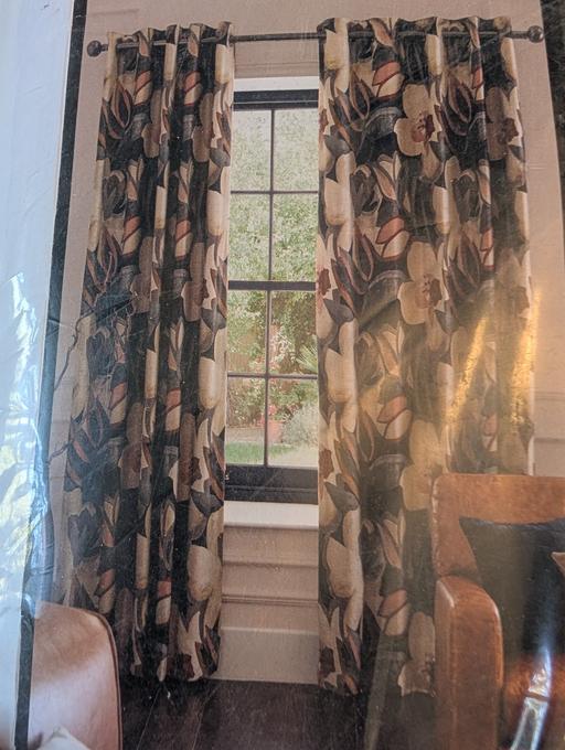  — next naxy print curtain fully lined