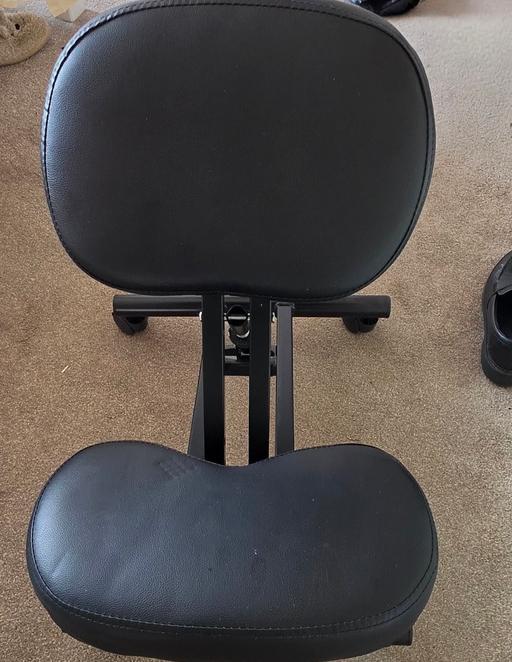  — Ergonomic Kneeling Chair with Wheels – Black,