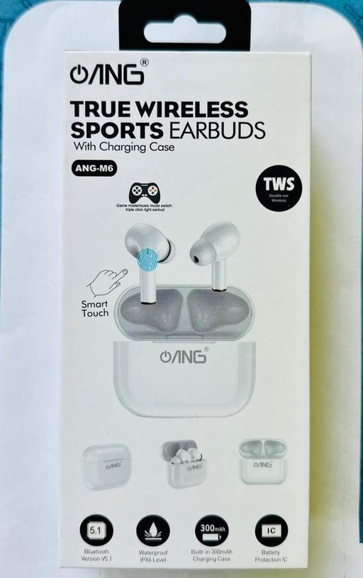  — True Wireless Sports EarPods Earbuds ANG M6