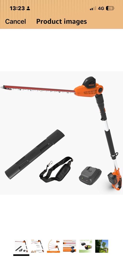  — Extendable hedge trimmers