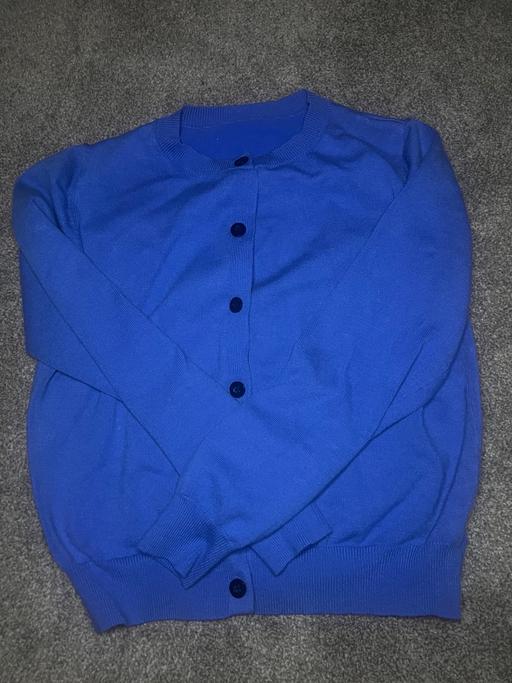  — Shein Blue Cardigan