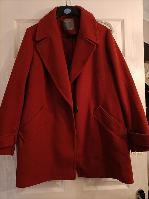  — rust coloured coat size 18