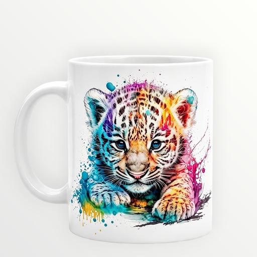  — New  11oz ceramic sublimation tiger mug