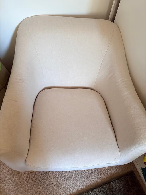  — Beige armchair