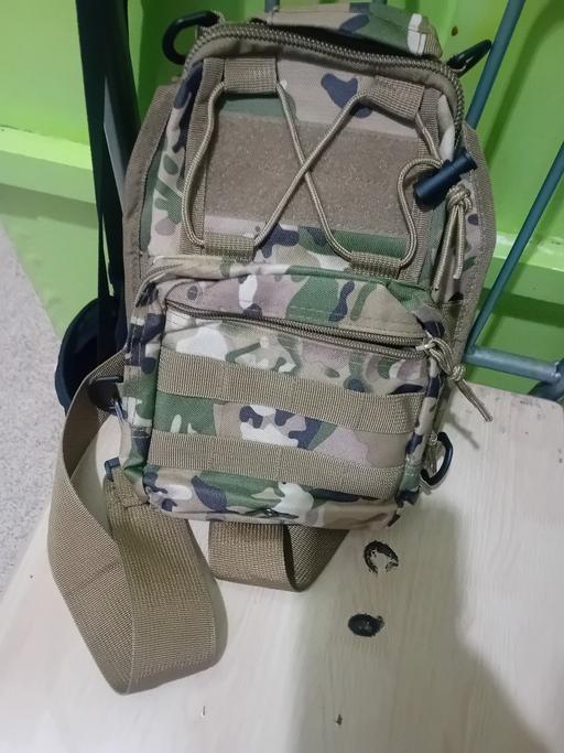  — Army man comunflage bag new