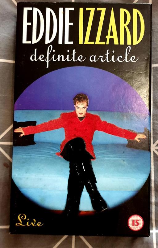  — Eddie Izzard Definite Article VHS 1996 Ltd Ed