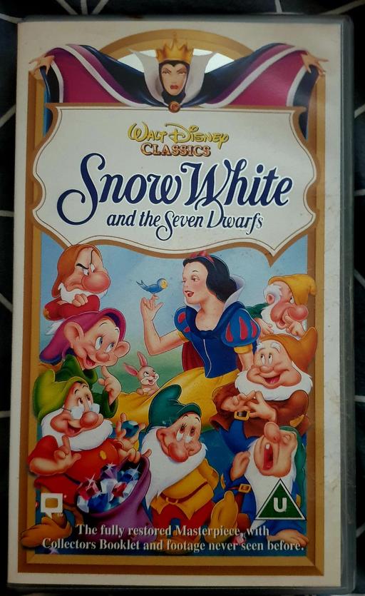  — Snow White & the Seven Dwarfs VHS Never Used