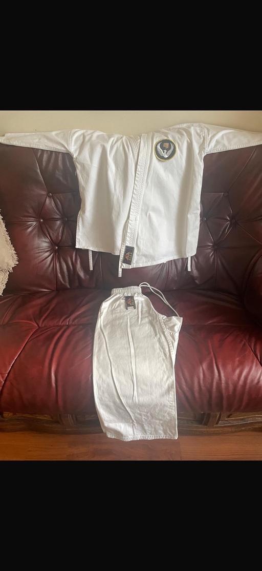  — White karate suit