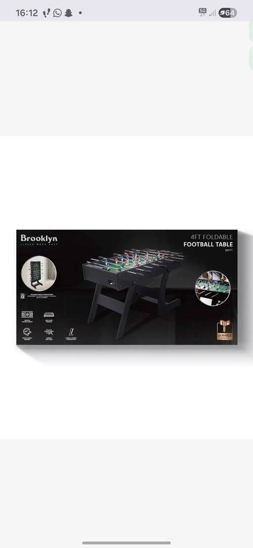  — Brooklyn 4ft Foldable Table Football (Foosbal