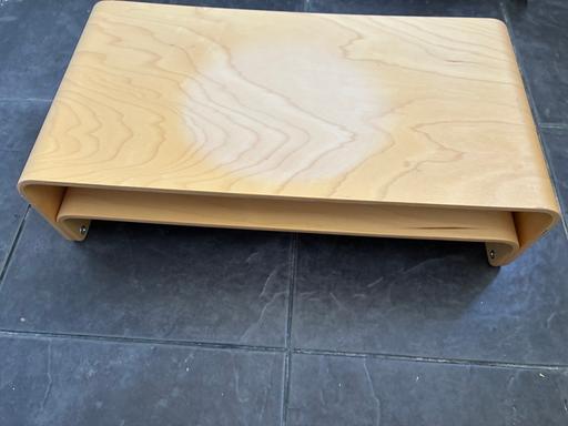  — IKEA Vattenkar laptop/monitor stand - birch