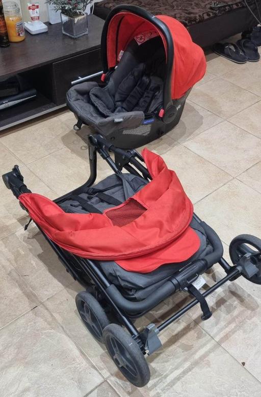 — Graco Red Baby Stroller