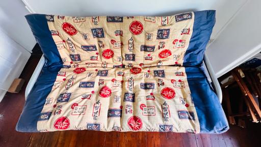  — Metal sida bed frame with mattress