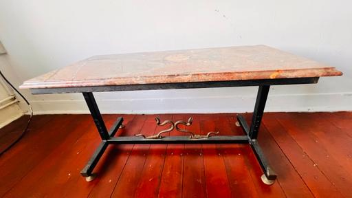  — Vintage marble coffee table