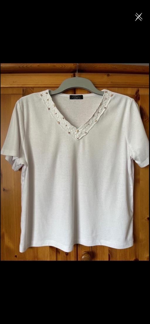  — Ladies V Neck T Shirt Size Medium
