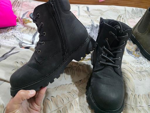  — size 2 older boys black boots