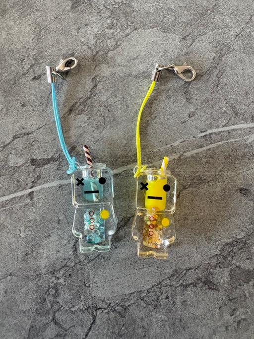  — Robot Kawaii phone charms