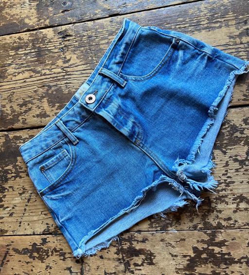  — River Island High Cut Denim Shorts size 10