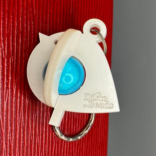  — Disco Beads Bird Keychain
