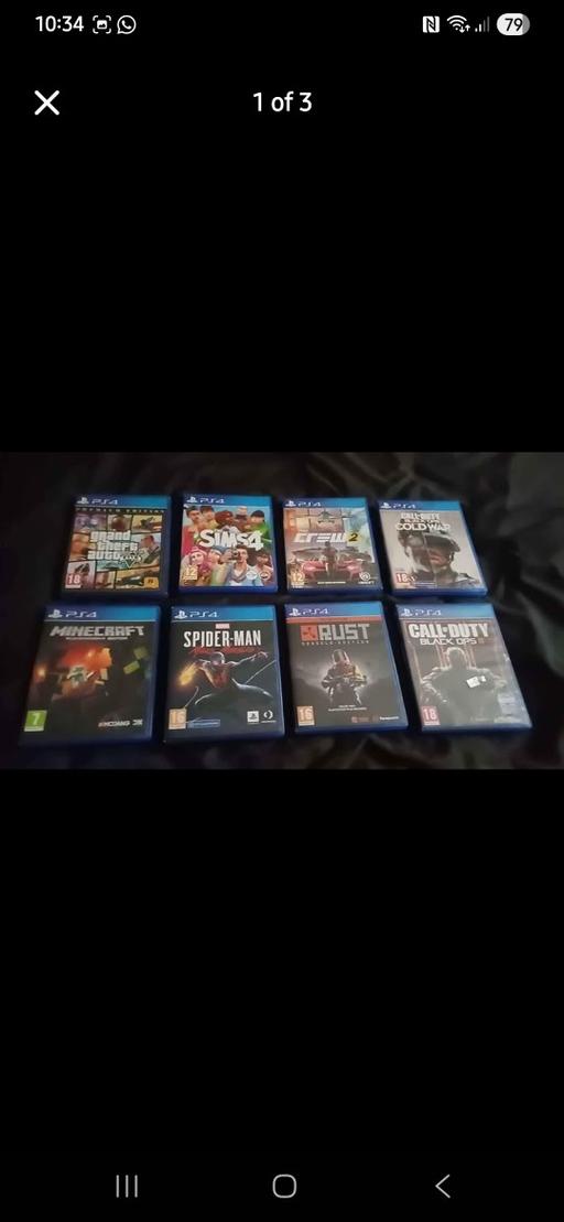  — Playstation 4 Games