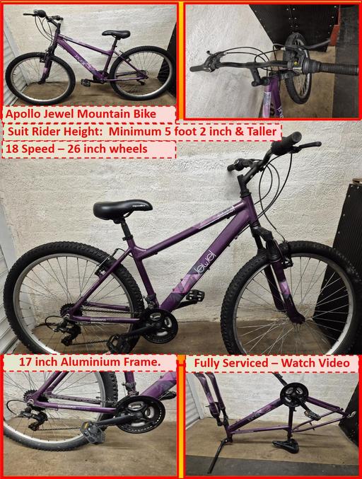  — Apollo Jewel Womens Bike-26 inch wheels.