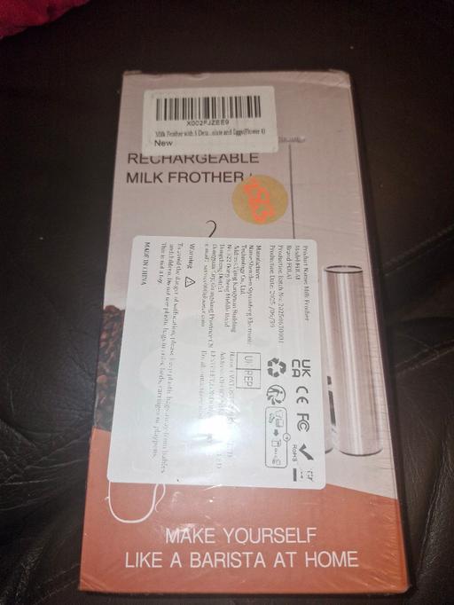  — rechargeabke milk frother