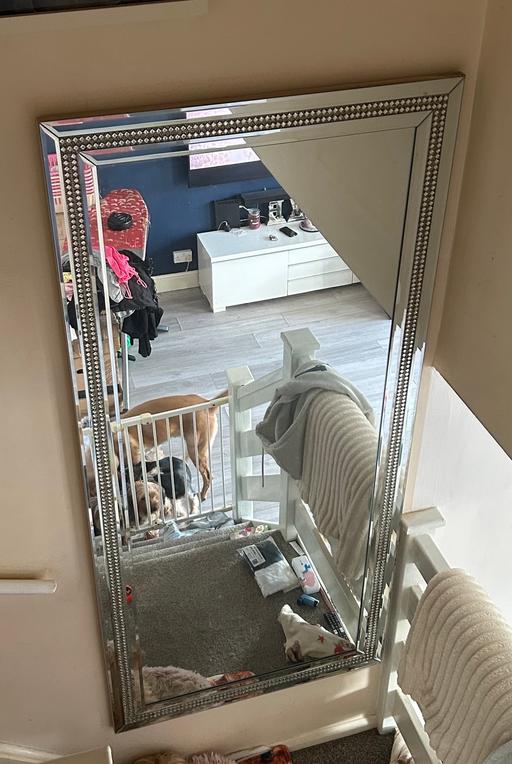  — The Range Long Tall Crushed Diamond Mirror