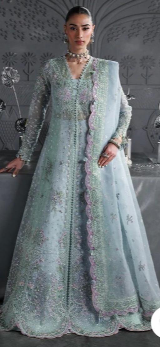  — Qalamkar bridal dress.