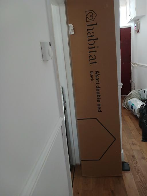  — habitat akari double bed four poster black