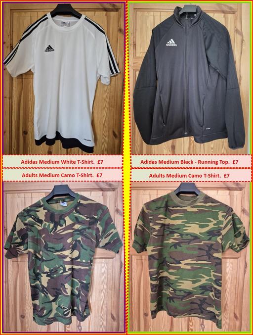  — Adidas Medium T-Shirt. [4 sorts]