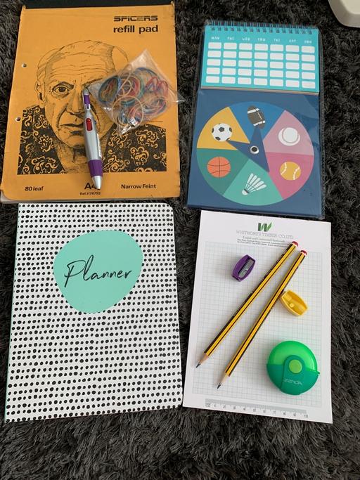  — Stationery items