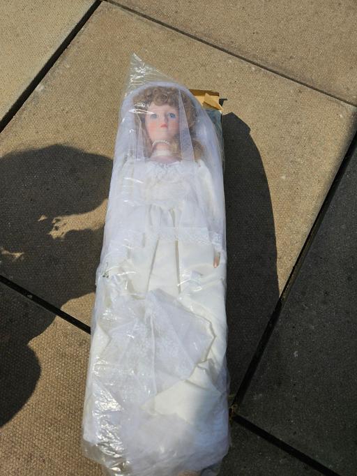  — new in box porcelain doll