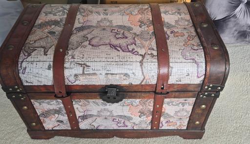  — wooden chest