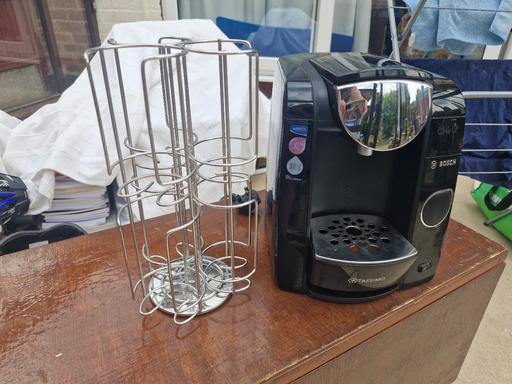  — Bosch Tassimo coffee machine with pod holder