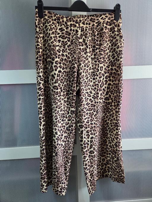  — Size L SHEIN leopard print trousers
